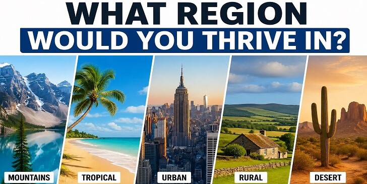 What Region Would You Thrive In? - Quiz