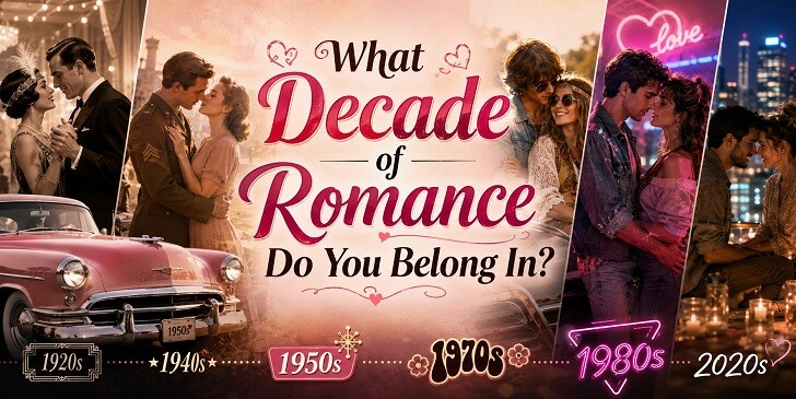 What Decade of Romance Do You Belong In? Quiz