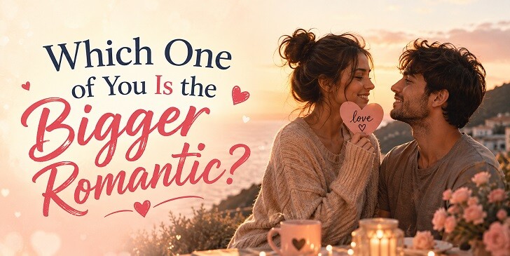 Which One of You Is the Bigger Romantic? Quiz